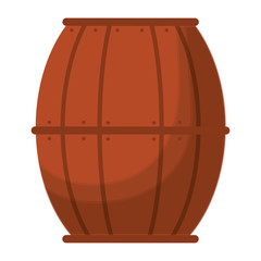 beer wooden barrel icon