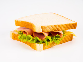 sandwich isolated on white