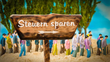 Schild 365 - Steuern sparen