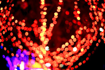 blurred of lights 
