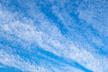 Blue sky cloud in winter for background texture