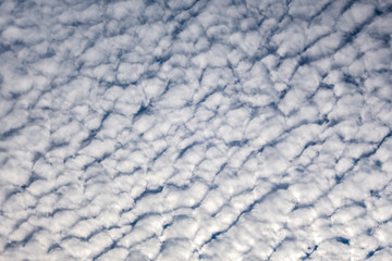 Blue sky cloud in winter for background texture