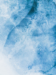 abstract blue ice background.