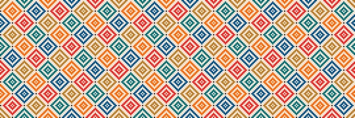 Aztec like style pattern illustration