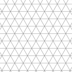 Fototapeta premium Triangles - Seamless Vector Sacred Geometry Patterns For Layer Masks Black