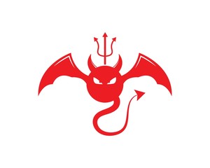 Devil logo vector