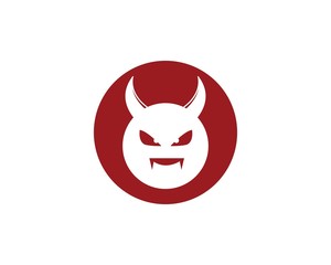 Devil logo vector