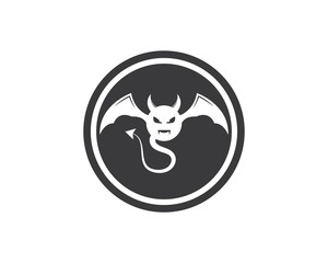 Devil logo vector