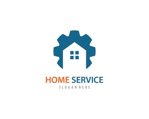 Home service logo vector