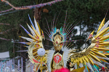 Dragon dans le futur à la parade du littoral de Kourou en Guyane française