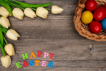 Easter background concept