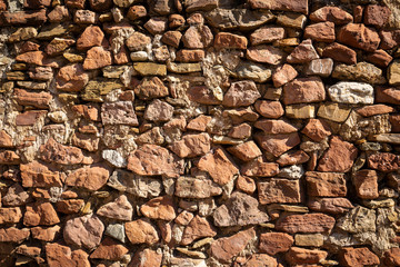 background of an ancient wall made of stones