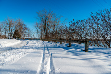 Obraz premium Landscape by the river