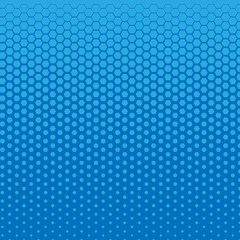 Monochrome Dots Background. Blue color. Abstract Fade Backdrop. Vintage Gradient Texture. Pop-art Pattern. Vector illustration