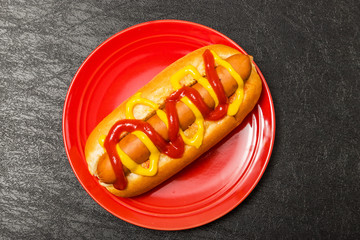 ホットドッグ　hot dog