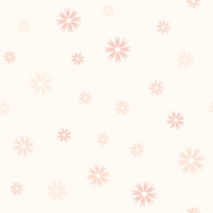 Rose flower pattern. Seamless vector