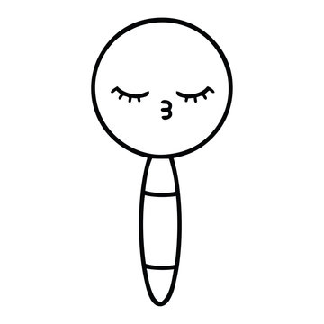 recommend clip art: line drawing cartoon magnifying glass