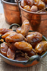 Authentic Tunisian Deglet Nour dried dates with soft honey-like taste
