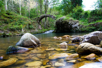 Bridge on the River, llanes, asturias, Spain