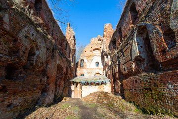 ruins of medieval Prussian castle of Balga belonging to the Knights of the Teutonic Order