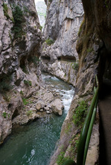 Cares Canyon. Picos de Europa National Park, Le—n province, Castilla-Le—n, Spain