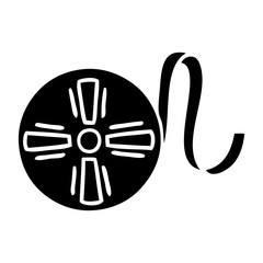 flat symbol movie tape