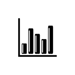 Graph Icon in trendy flat style isolated on white background. Chart bar symbol for your web site design, logo, app, UI. Vector illustration, EPS10. - Vector