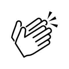Clapping hand icon