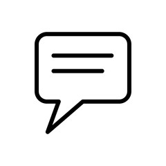 Bubble speech icon