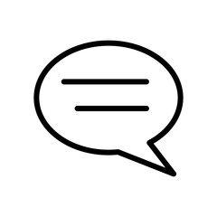 Bubble speech icon