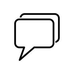 Naklejka premium Bubble speech icon