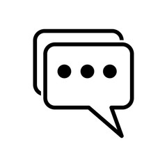 Bubble speech icon