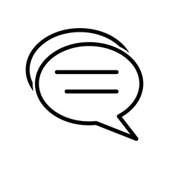 Bubble speech icon