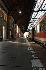 Train station, Ruedesheim am Rhein, hesse, Germany