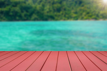 wooden planks  Sea and Ocean