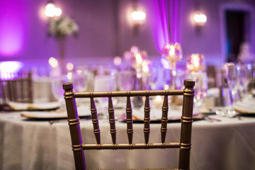 Floral Wedding Accessories and Table Settings