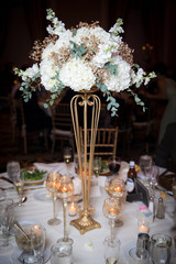 Floral Wedding Accessories and Table Settings
