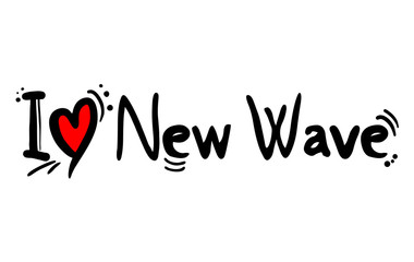 New Wave music love