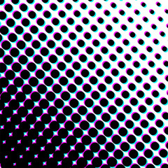 halftone visual effect background