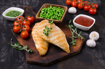 Fried chicken breast