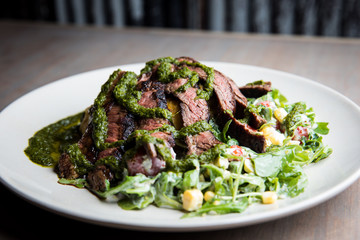 Steak Salad Colorful