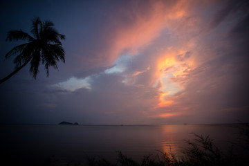 Beautiful Thailand Asia Sunset Sunrise