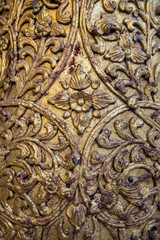 Intricate Temple Wall Design