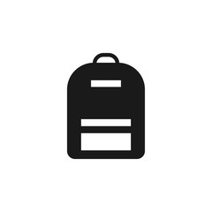 Backpack icon design template vector isolated