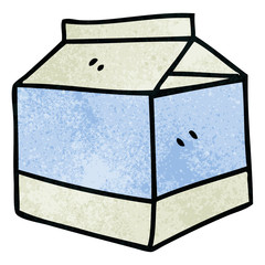 quirky hand drawn cartoon quirky hand drawn cartoon of milk