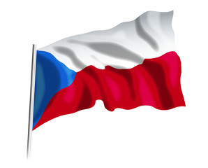 Flaga Czeska - obrazy, fototapety, plakaty