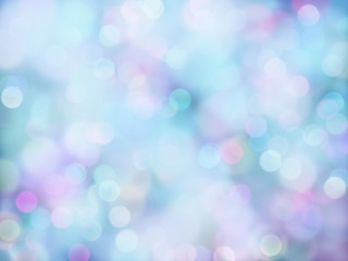 Abstract purple-blue bokeh blur lights. For product background usage.