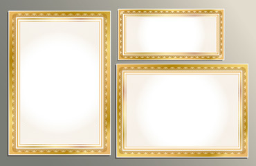 Certificate template, gift voucher for your buziness