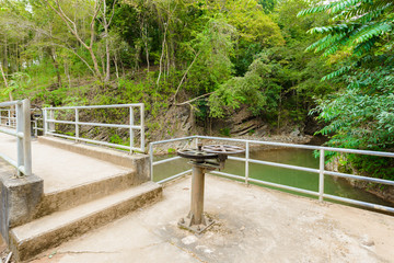 Weir or Dam at Wang Sila Laeng, Thailand
