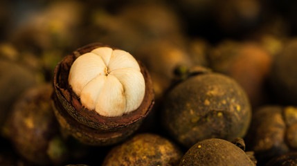 Mangosteen at market